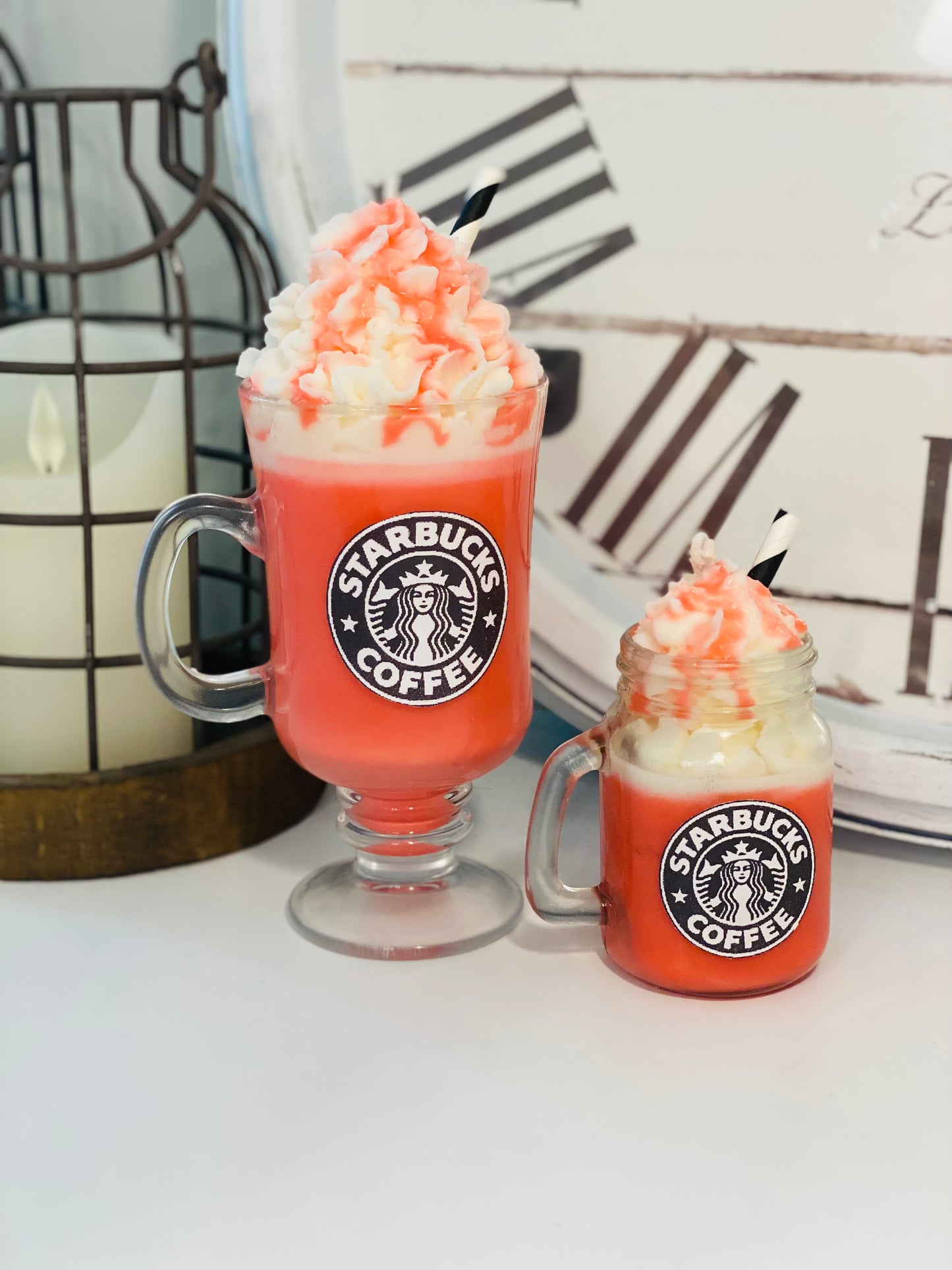 Frappuccino Soy Wax Candles -Inspired By Starbucks