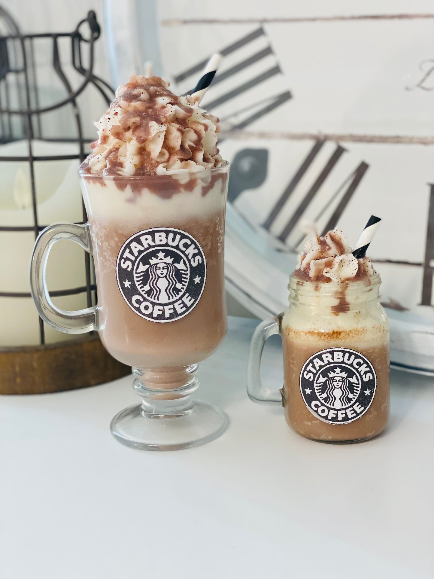 Frappuccino Soy Wax Candles -Inspired By Starbucks